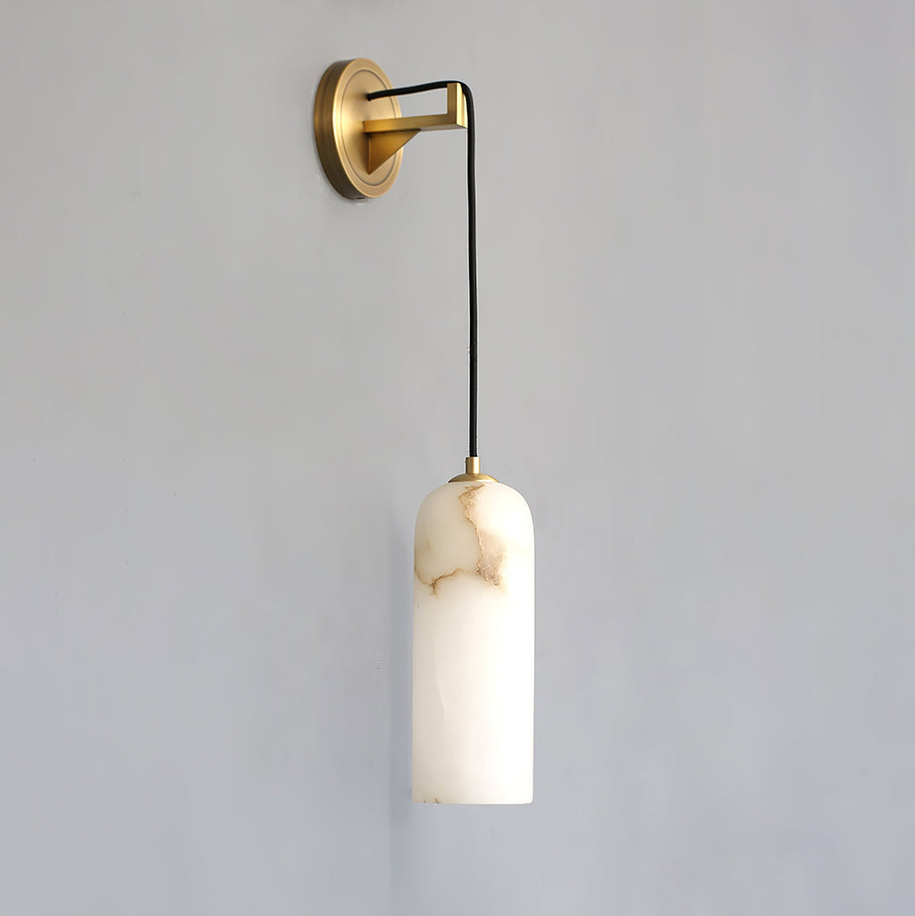 Lorrengrove Alabaster Wall Light-Moonnatur