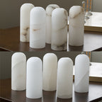 Lorrengrove Alabaster Wall Light-Moonnatur