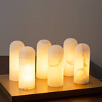 Lorrengrove Alabaster Wall Light-Moonnatur