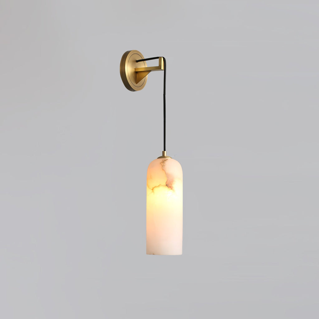 Lorrengrove Alabaster Wall Light-Moonnatur