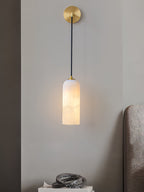 Lorrengrove Alabaster Wall Light-Moonnatur