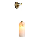 Lorrengrove Alabaster Wall Light-Moonnatur