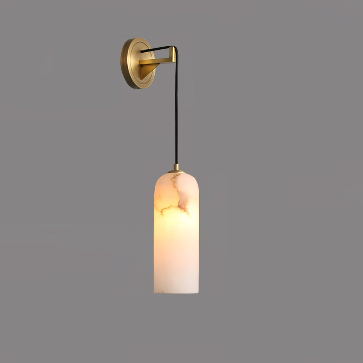 Lorrengrove Alabaster Wall Light-Moonnatur
