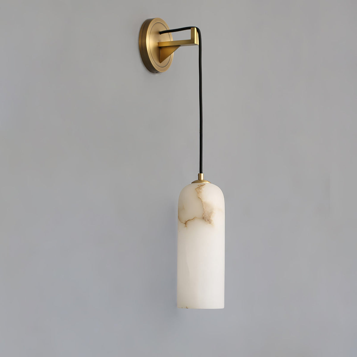 Lorrengrove Alabaster Wall Light-Moonnatur