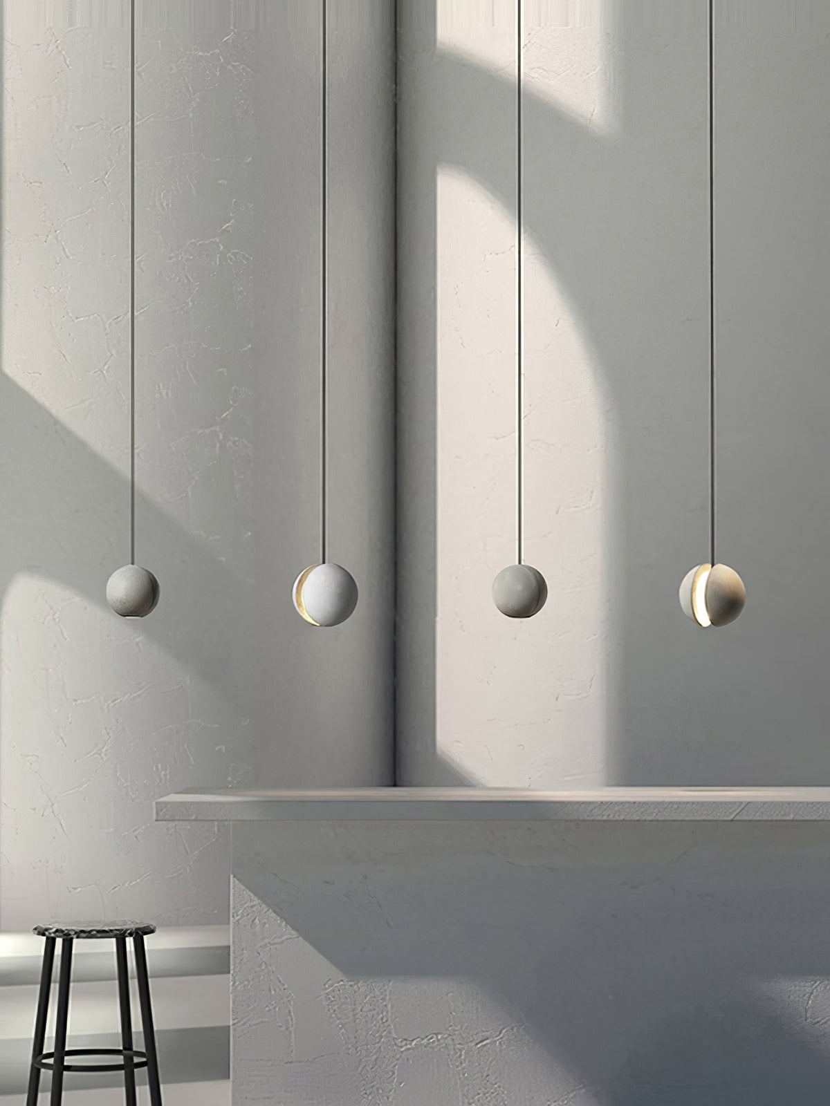 Efirra Concrete Pendant Light-Moonnatur