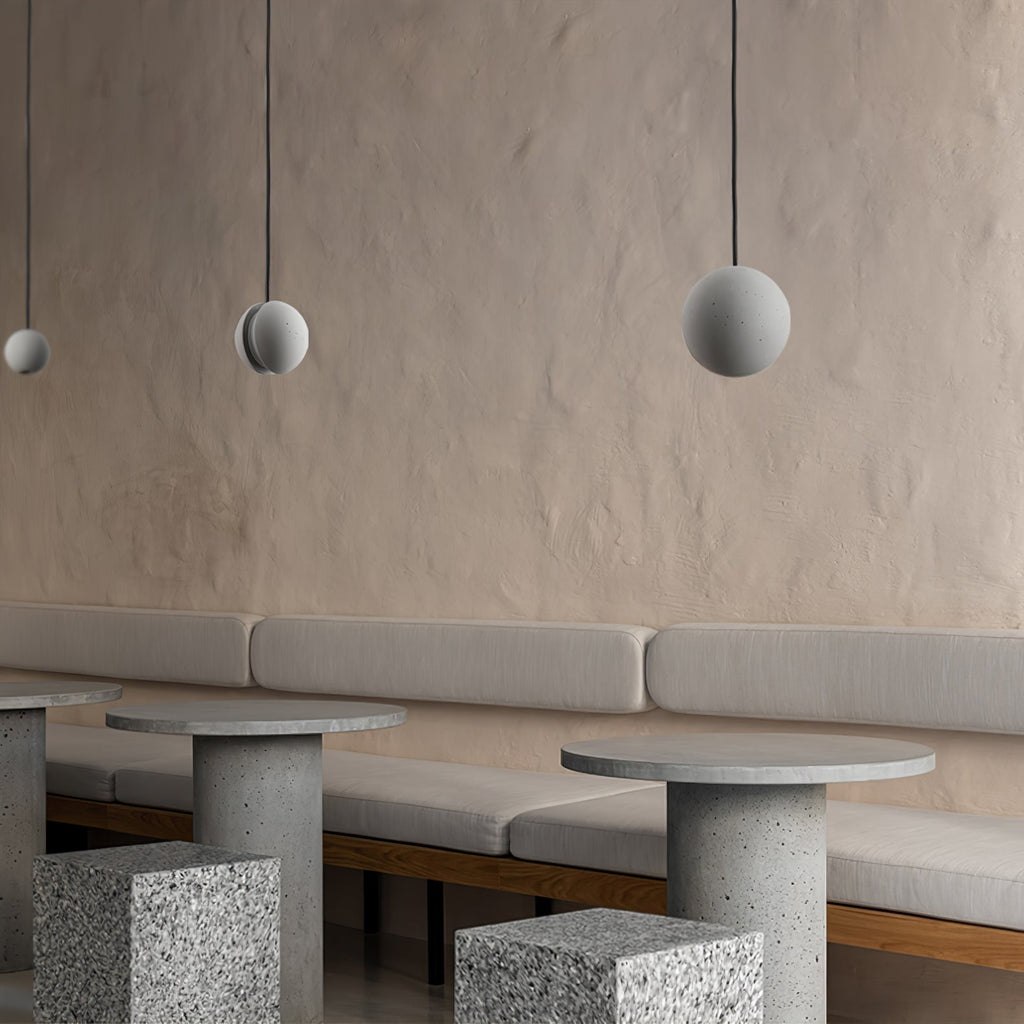Efirra Concrete Pendant Light-Moonnatur