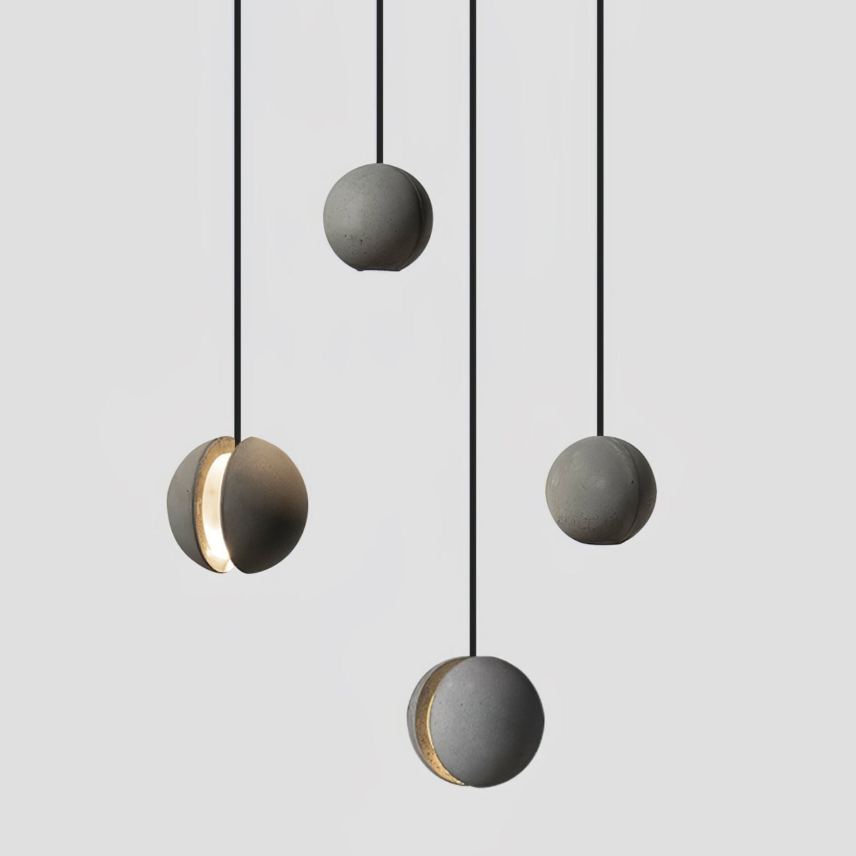 Efirra Concrete Pendant Light-Moonnatur