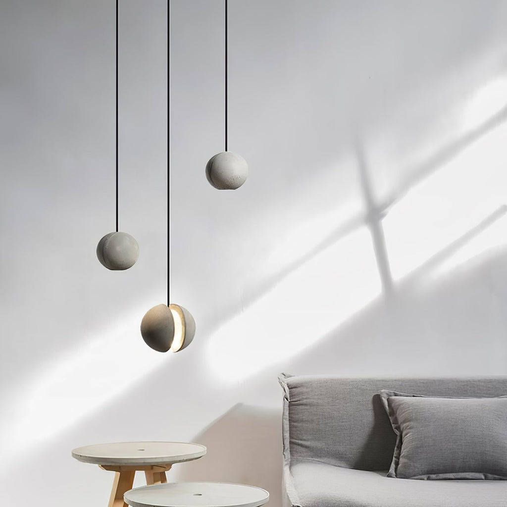 Efirra Concrete Pendant Light-Moonnatur