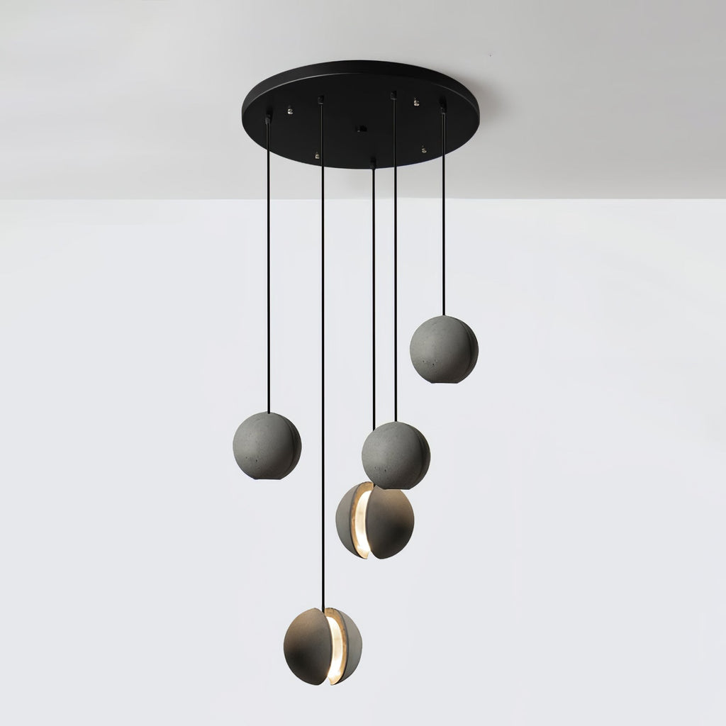 Efirra Concrete Pendant Light-Moonnatur