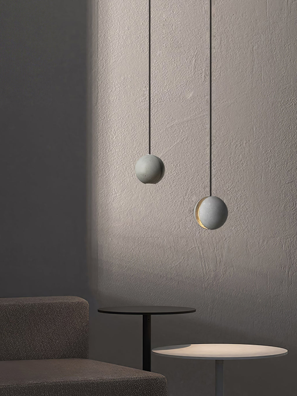 Efirra Concrete Pendant Light-Moonnatur
