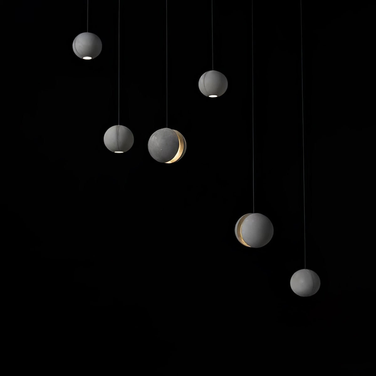 Efirra Concrete Pendant Light-Moonnatur