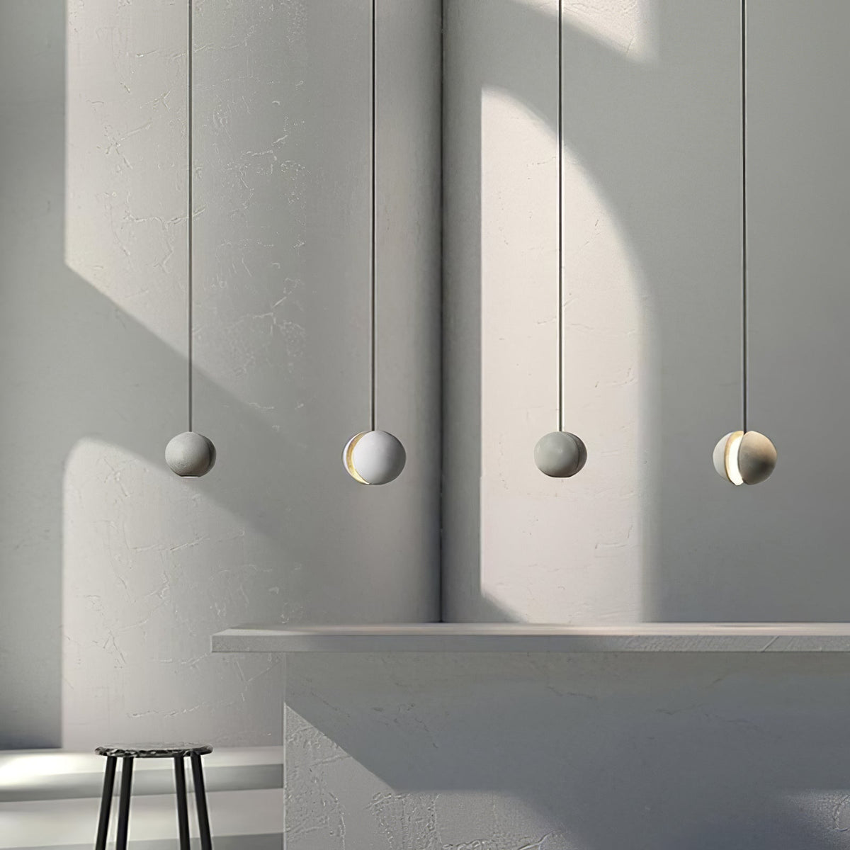 Efirra Concrete Pendant Light-Moonnatur