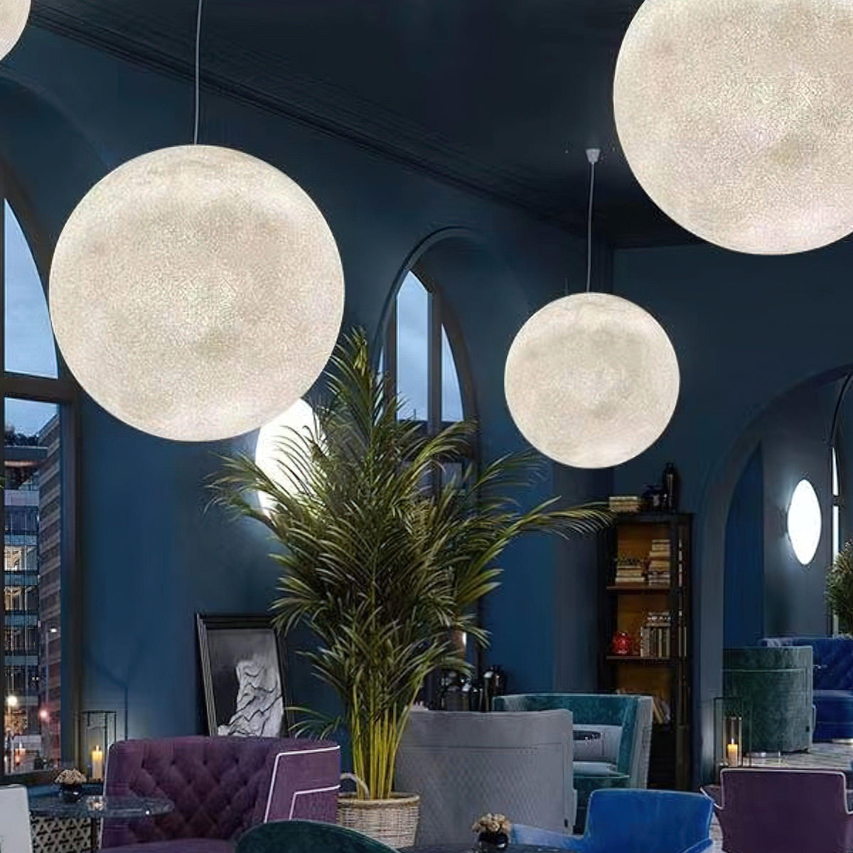 Walmira Resin Pendant Lamp-Moonnatur