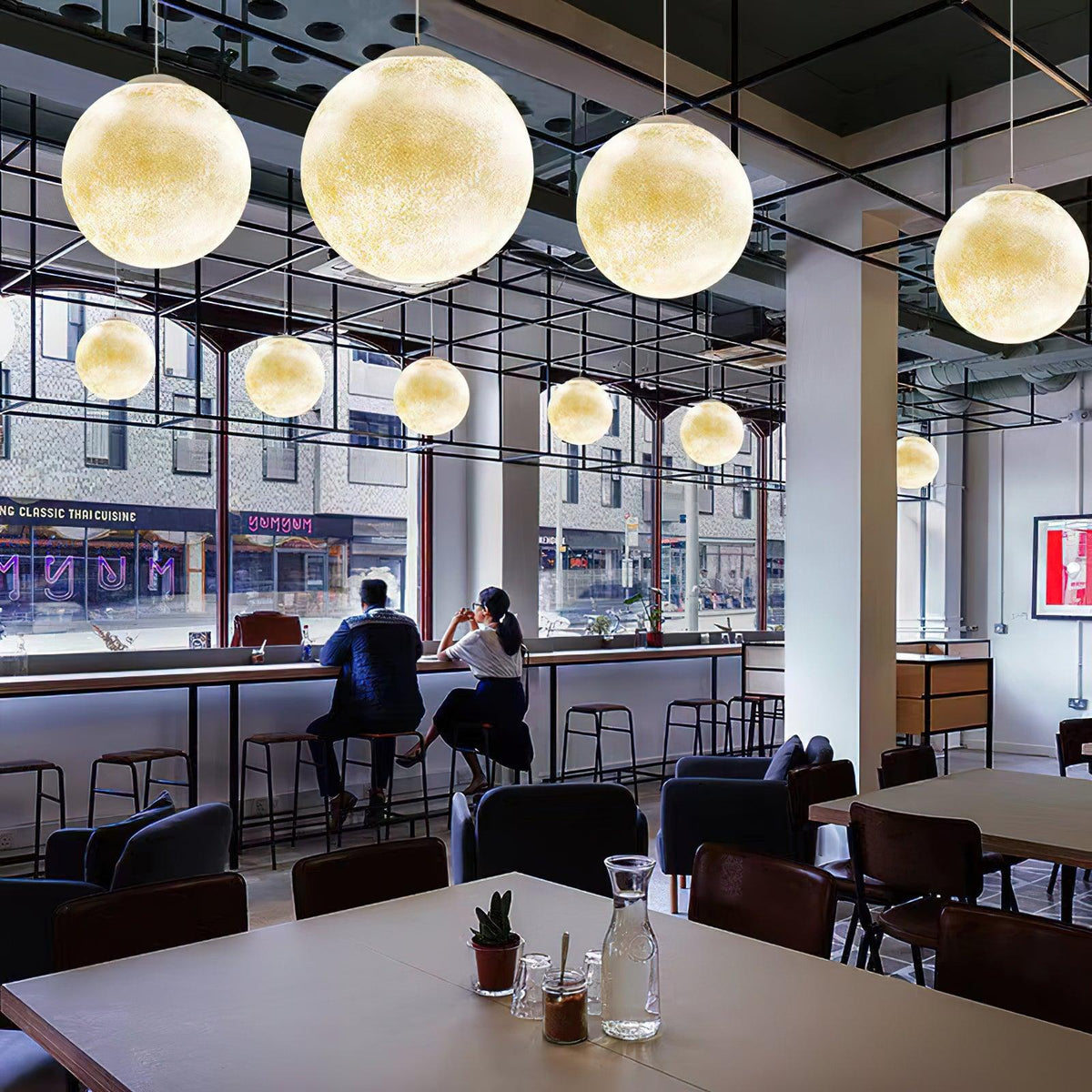 Walmira Resin Pendant Lamp-Moonnatur