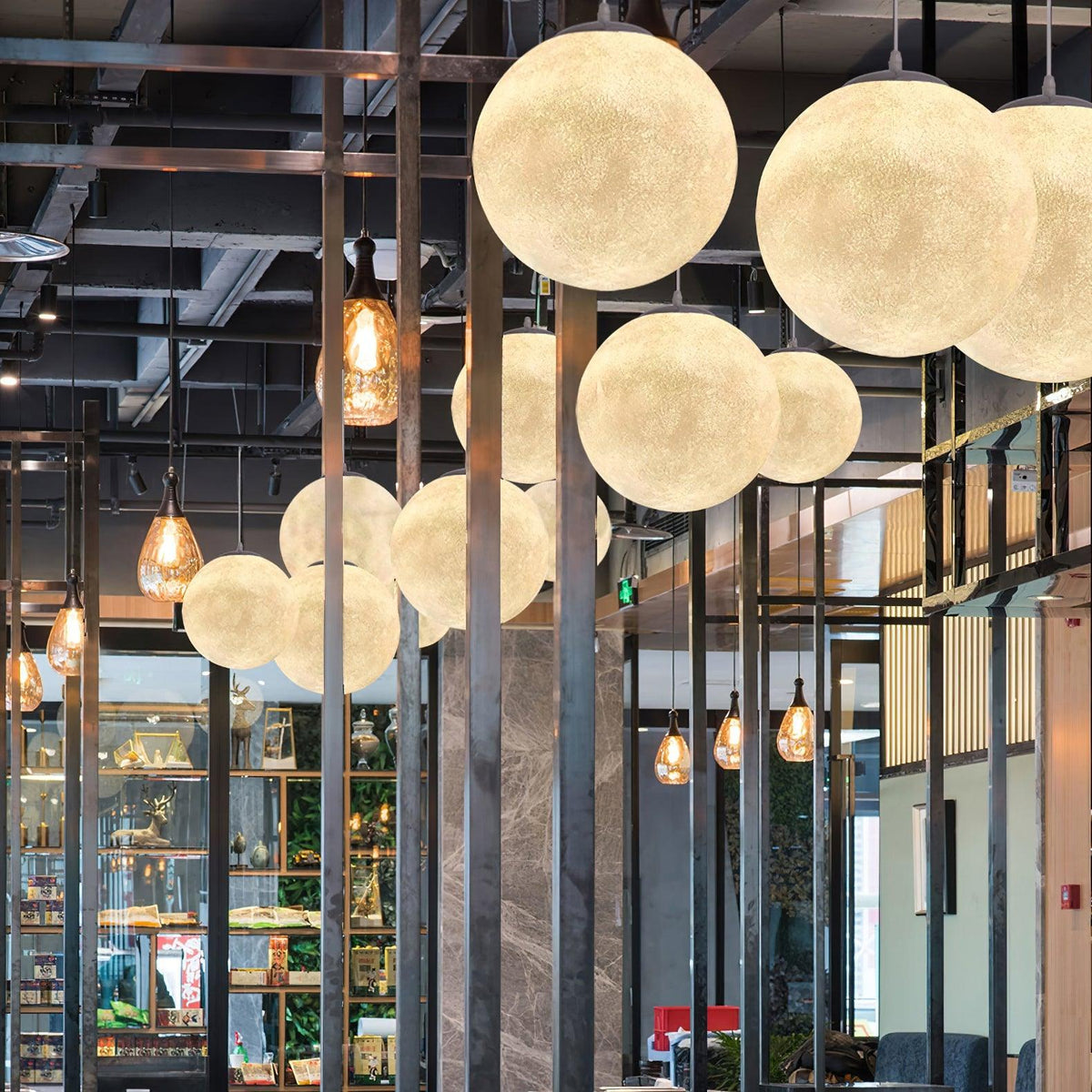 Walmira Resin Pendant Lamp-Moonnatur