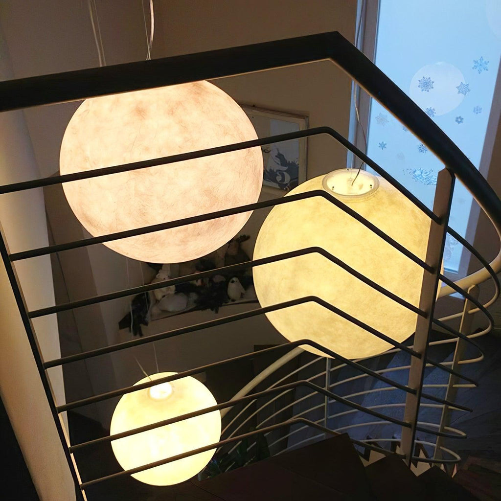Lathenwren Fibreglass Pendant Light-Moonnatur