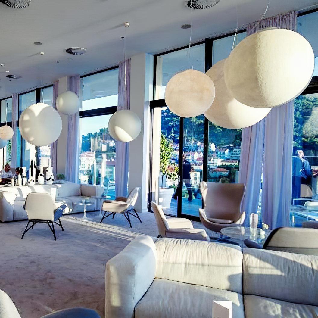 Lathenwren Fibreglass Pendant Light-Moonnatur