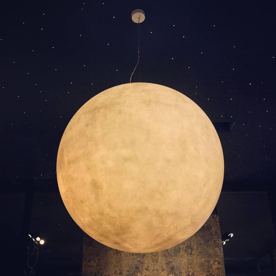 Lathenwren Fibreglass Pendant Light-Moonnatur