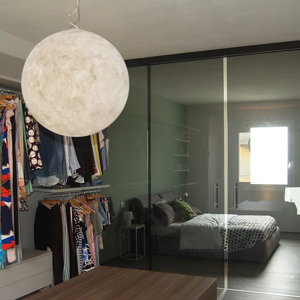 Lathenwren Fibreglass Pendant Light-Moonnatur