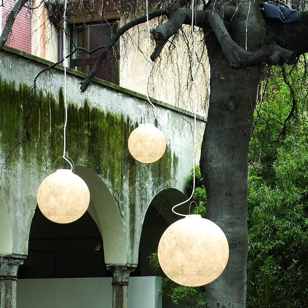 Lathenwren Fibreglass Pendant Light-Moonnatur
