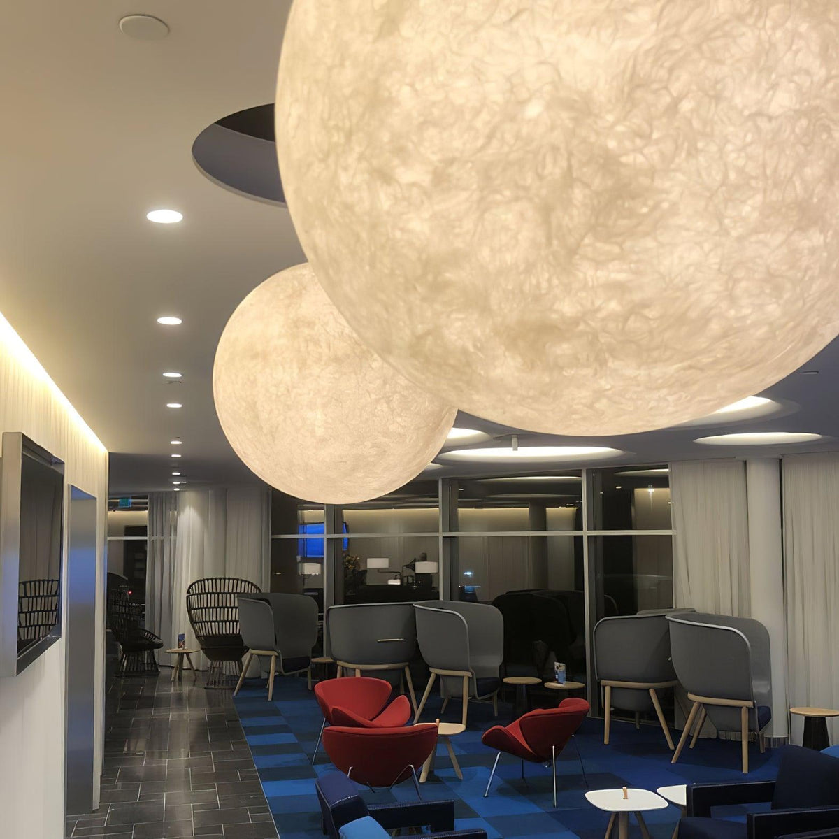 Lathenwren Fibreglass Pendant Light-Moonnatur