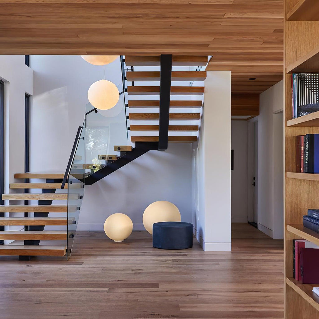 Lathenwren Fibreglass Pendant Light-Moonnatur