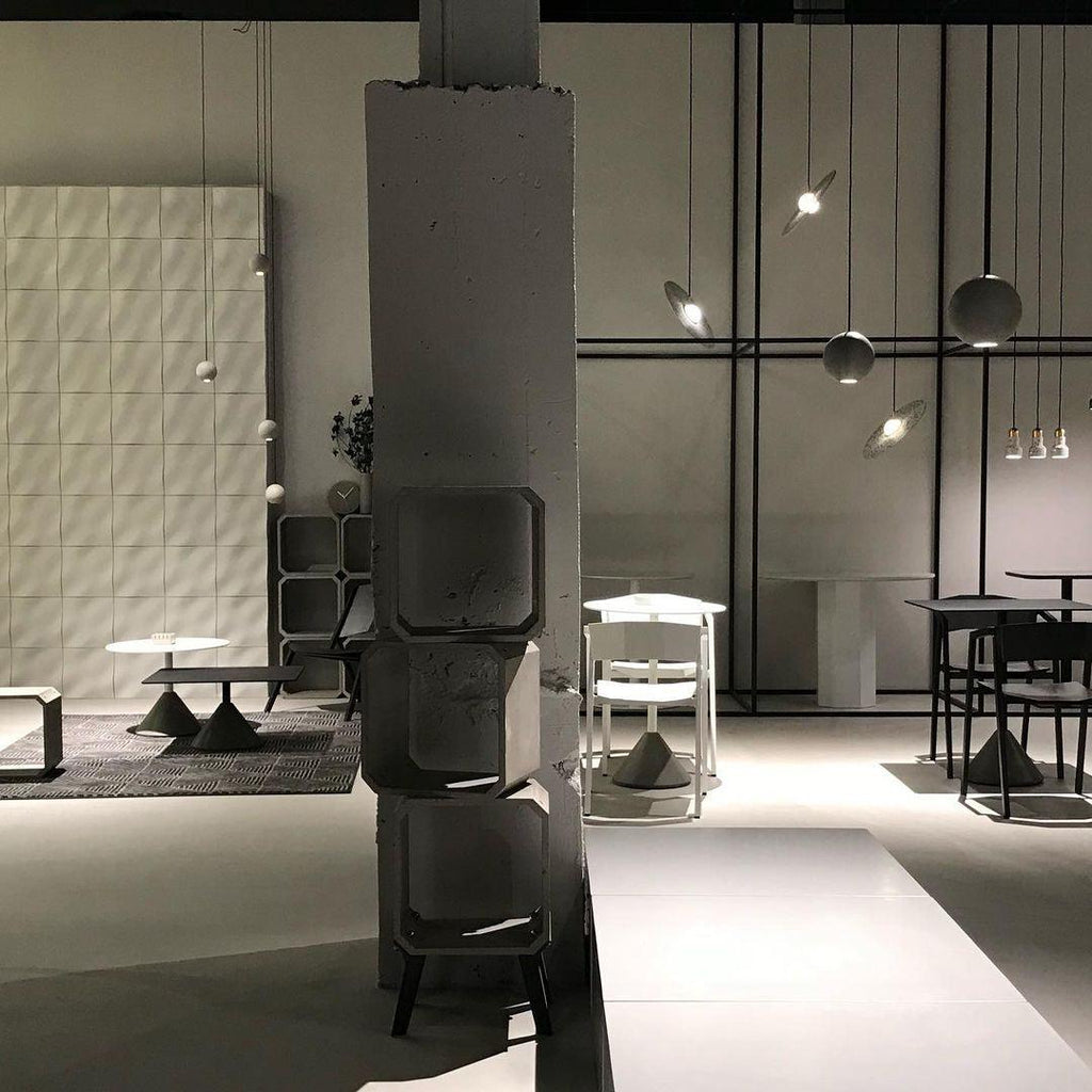 Efirra Concrete Pendant Light-Moonnatur