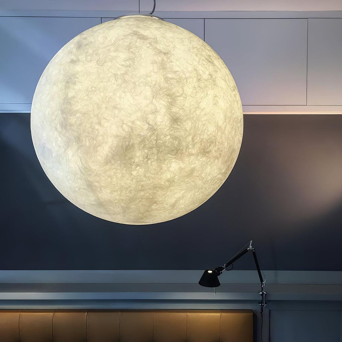 Lathenwren Fibreglass Pendant Light-Moonnatur