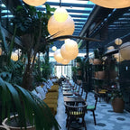 Lathenwren Fibreglass Pendant Light-Moonnatur