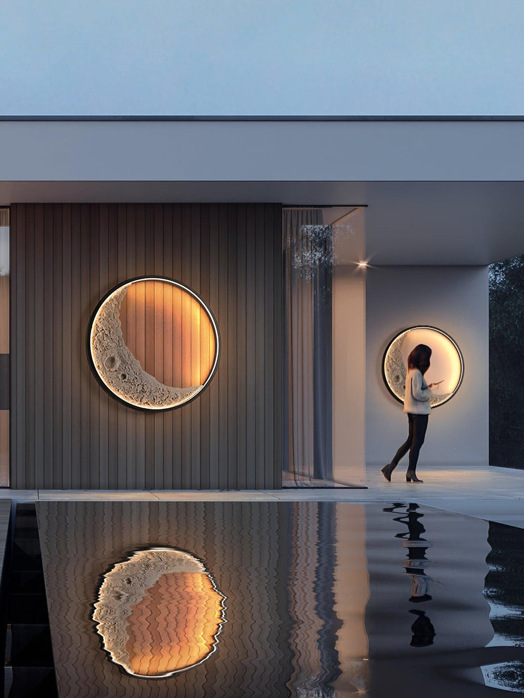 Alwynlyn Resin Wall Light-Moonnatur