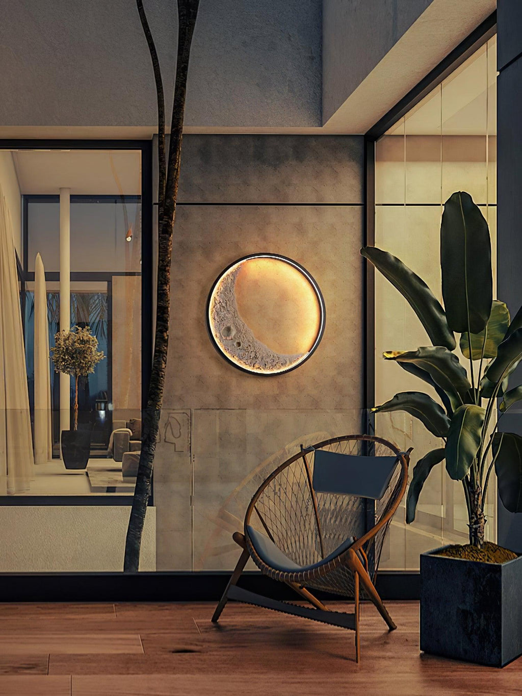 Alwynlyn Resin Wall Light-Moonnatur