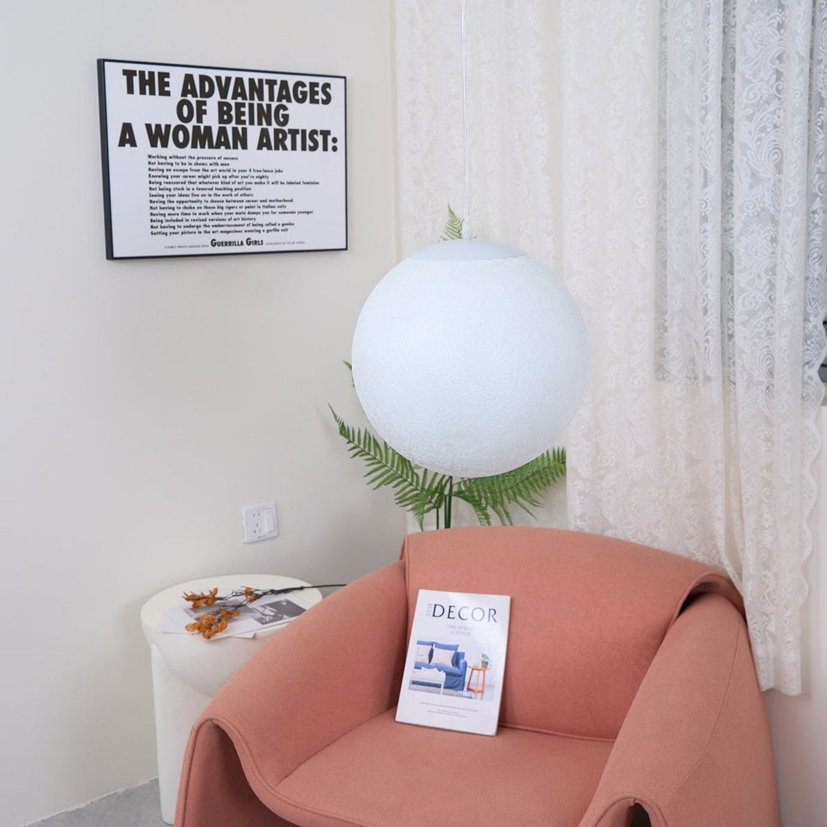 Walmira Resin Pendant Lamp-Moonnatur