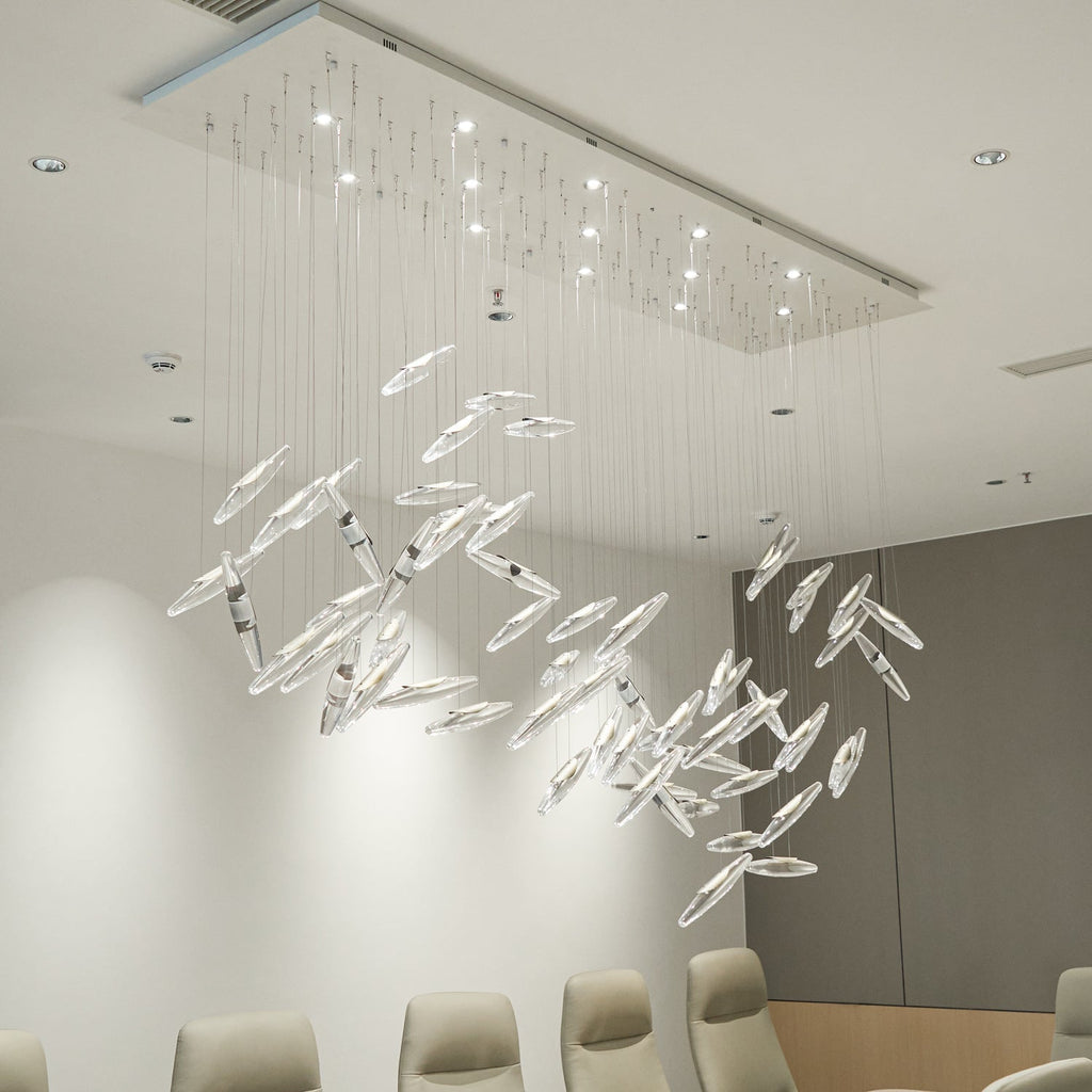 Wrenia Glass Chandelier-Moonnatur