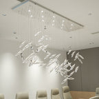 Wrenia Glass Chandelier-Moonnatur