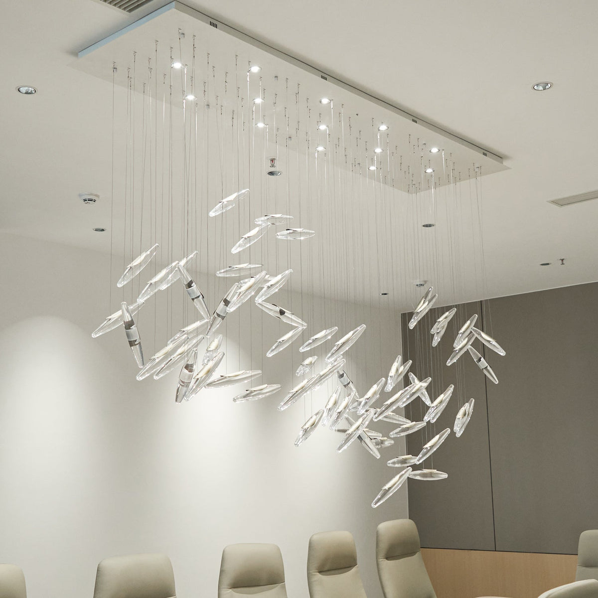Wrenia Glass Chandelier-Moonnatur