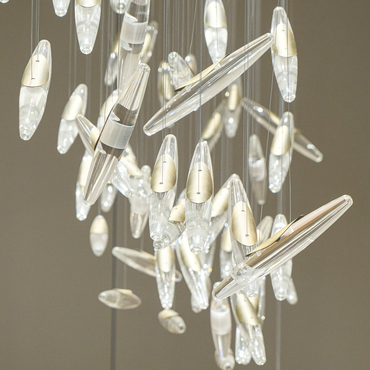 Wrenia Glass Chandelier-Moonnatur