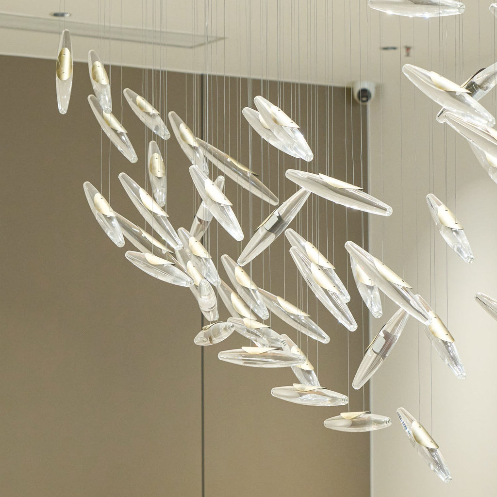 Wrenia Glass Chandelier-Moonnatur
