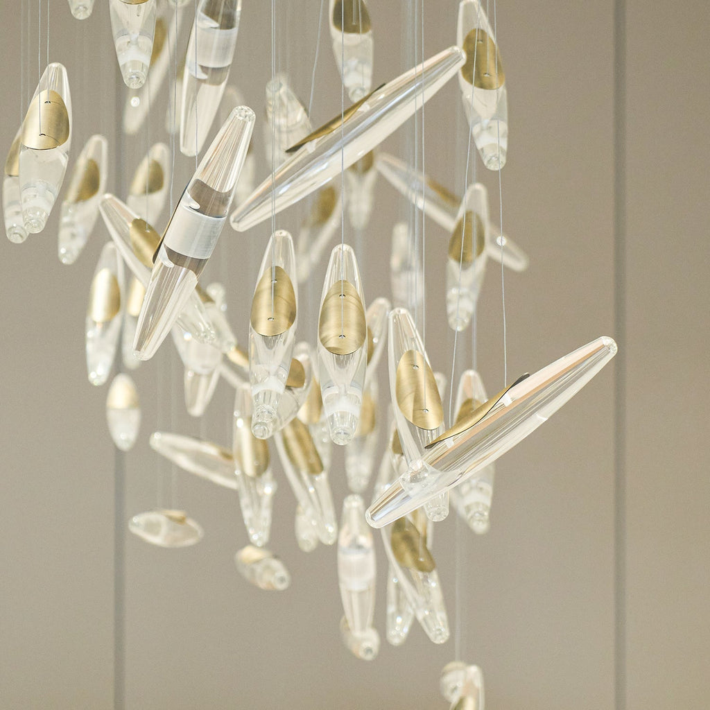 Wrenia Glass Chandelier-Moonnatur