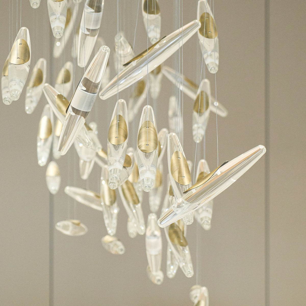 Wrenia Glass Chandelier-Moonnatur