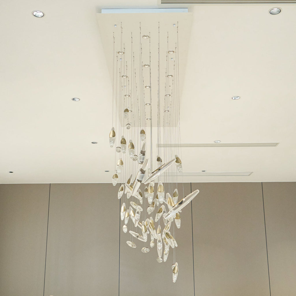Wrenia Glass Chandelier-Moonnatur