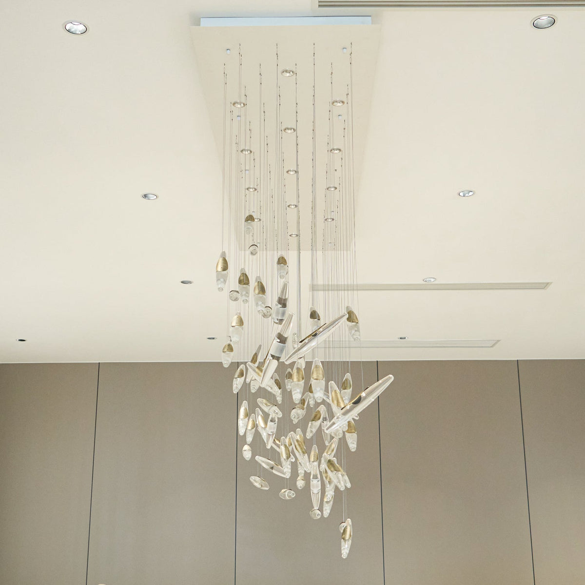 Wrenia Glass Chandelier-Moonnatur