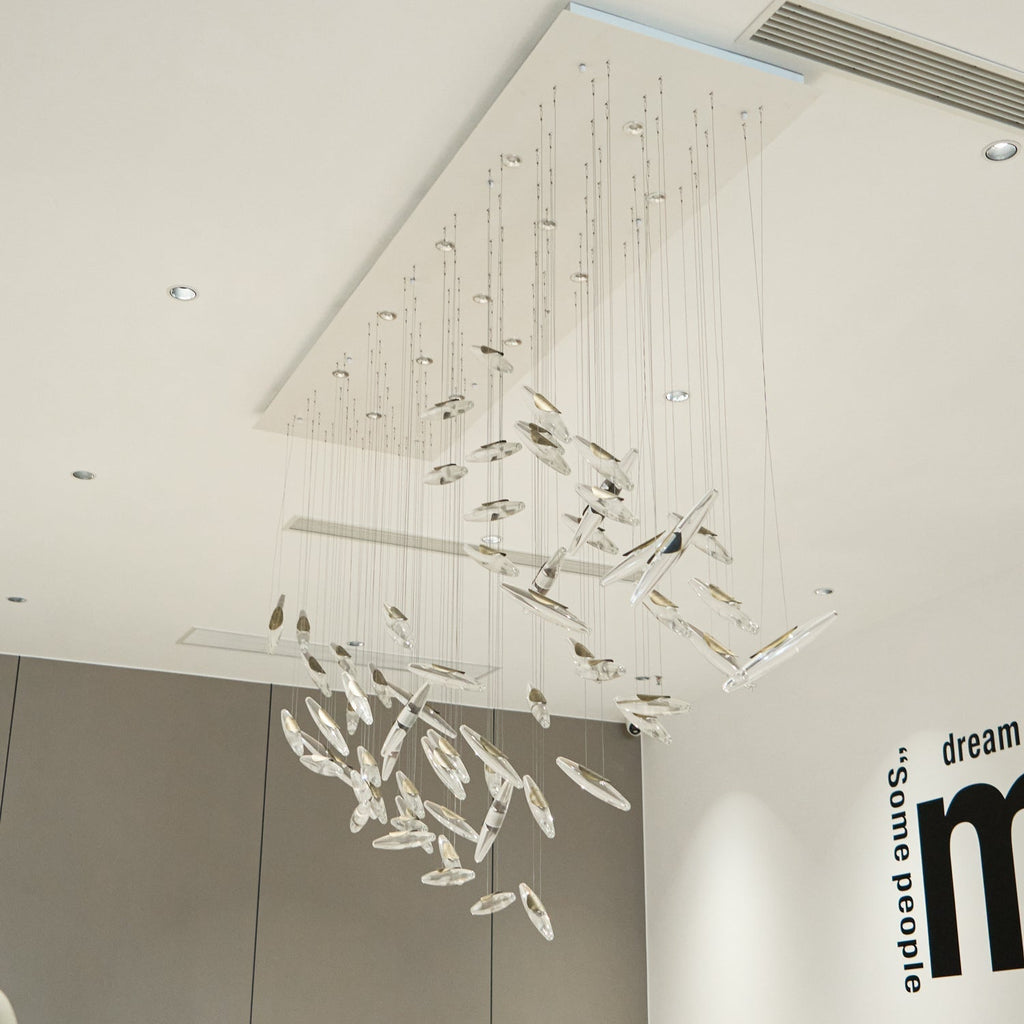 Wrenia Glass Chandelier-Moonnatur
