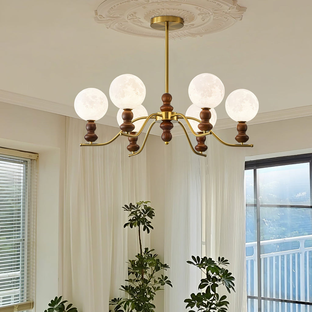 Helrenia Resin Chandelier-Moonnatur