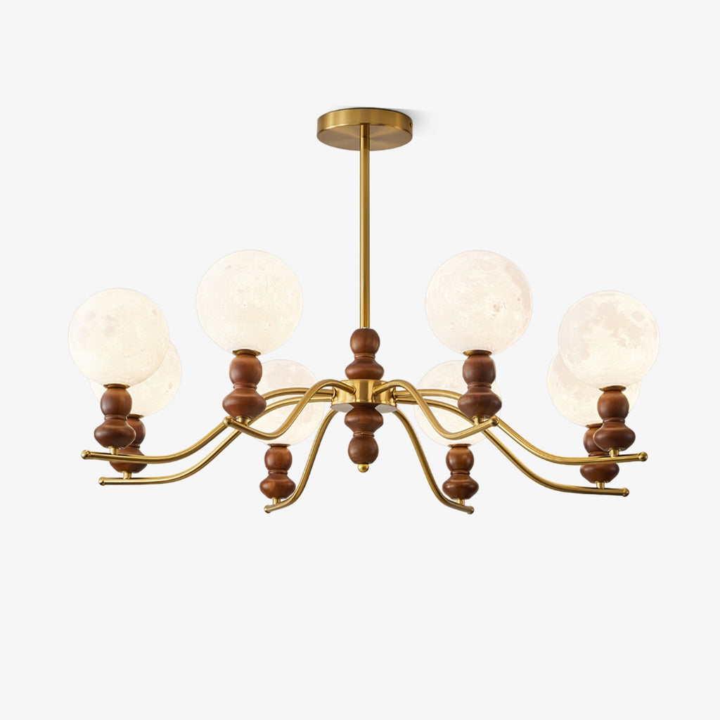 Helrenia Resin Chandelier-Moonnatur