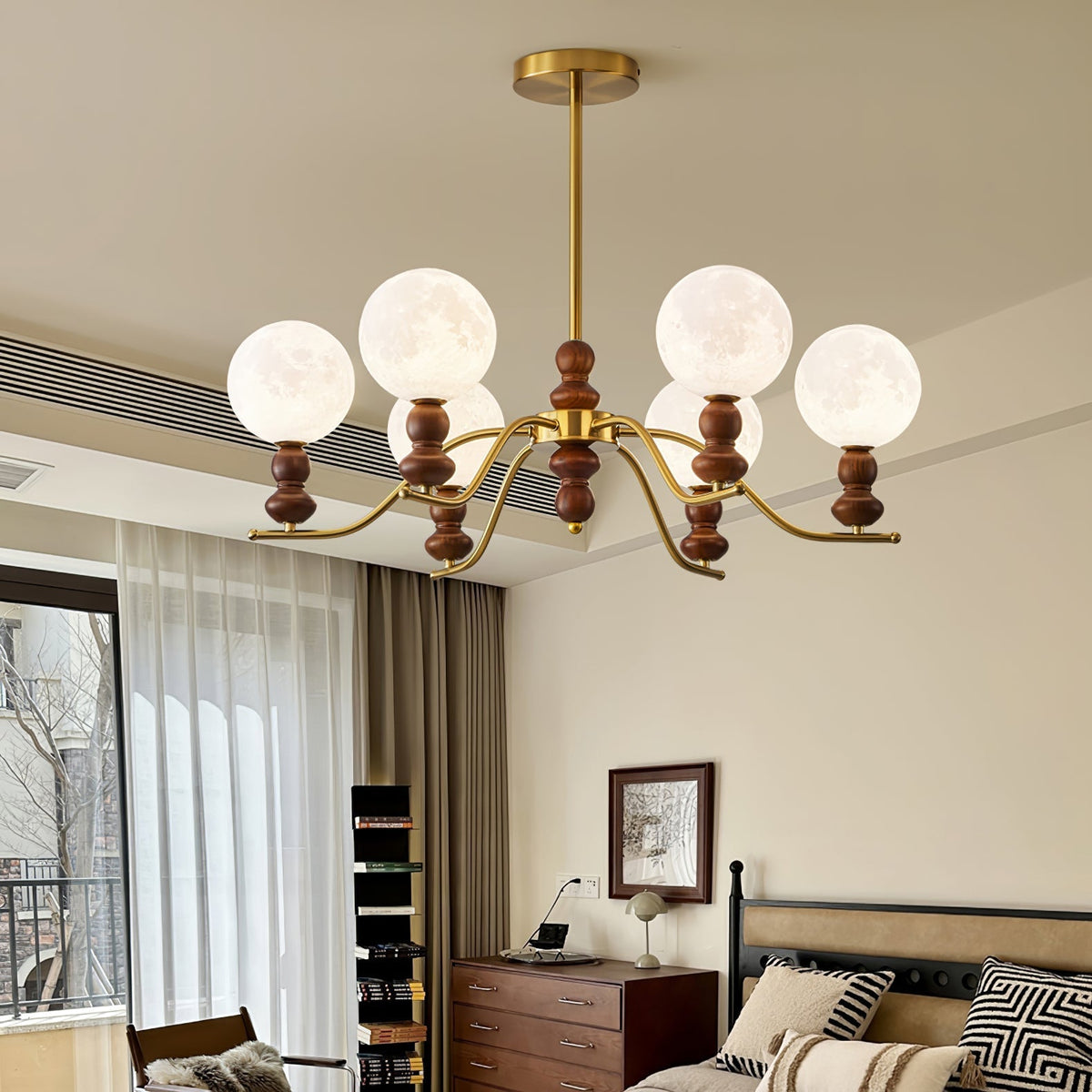Helrenia Resin Chandelier-Moonnatur