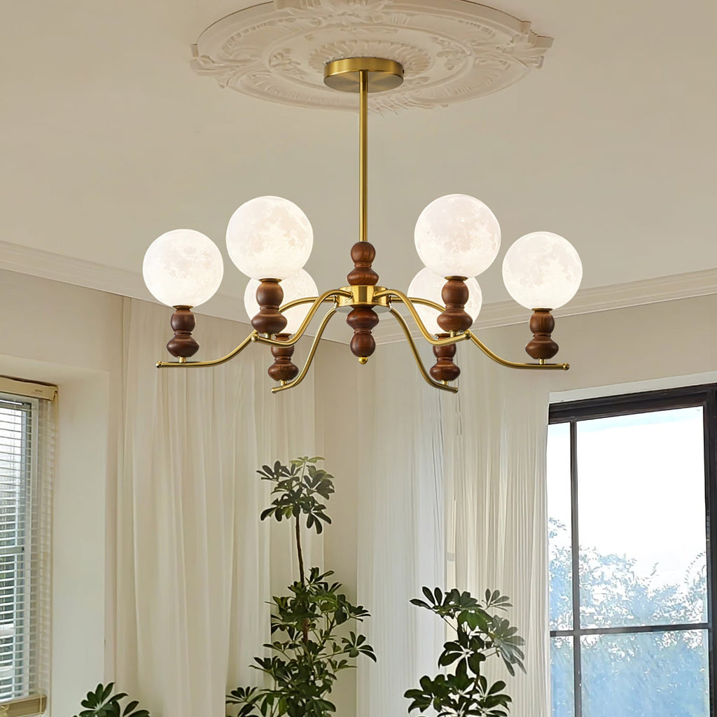 Helrenia Resin Chandelier-Moonnatur