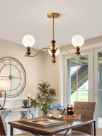 Helrenia Resin Chandelier-Moonnatur