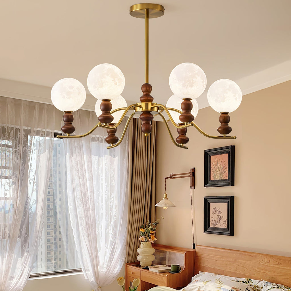 Helrenia Resin Chandelier-Moonnatur