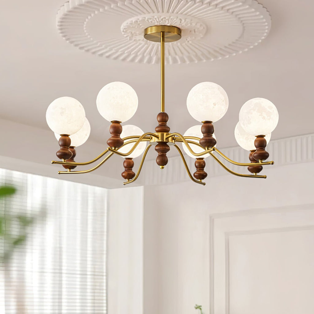 Helrenia Resin Chandelier-Moonnatur