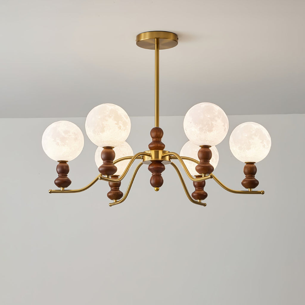 Helrenia Resin Chandelier-Moonnatur